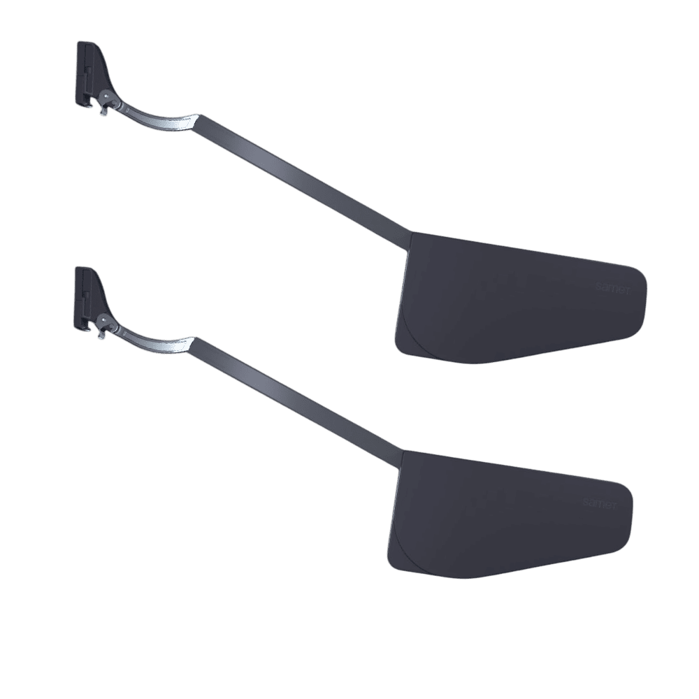 Kit mécanismes pour porte relevable pliante
