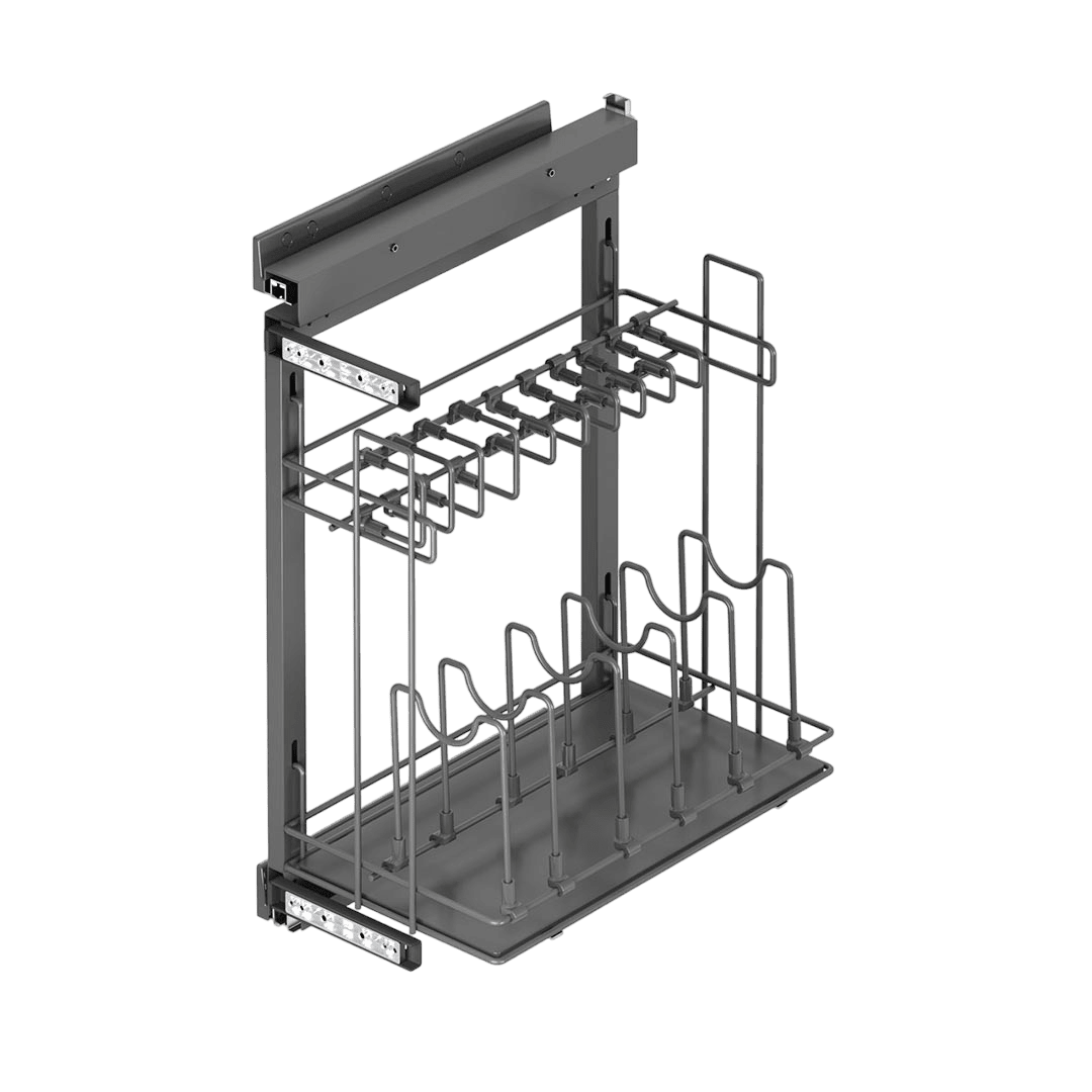 Porte-casserole coulissante 450 mm, Gauche